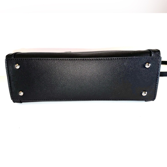 Naturalizer Black Layla Satchel with Adjustable and Removable Chain Strap New - Picture 14 of 15